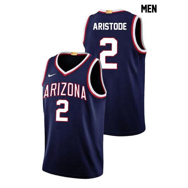 Dwayne Aristode Mens Number 2 Stitched Navy Authentic Arizona Wildcats College Basketball Jersey Dwayne Aristode Mens Number 2 Stitched Navy Authentic Arizona Wildcats College Basketball Jersey